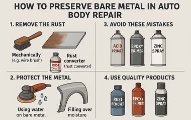 Come proteggere il metallo durante la riparazione della carrozzeria