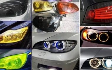 Spray trasparente per la colorazione dei fari delle auto in aerosol