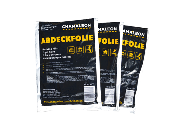 Covering film / protective tarpaulins for car repair, 4x5 m / 4x7 m