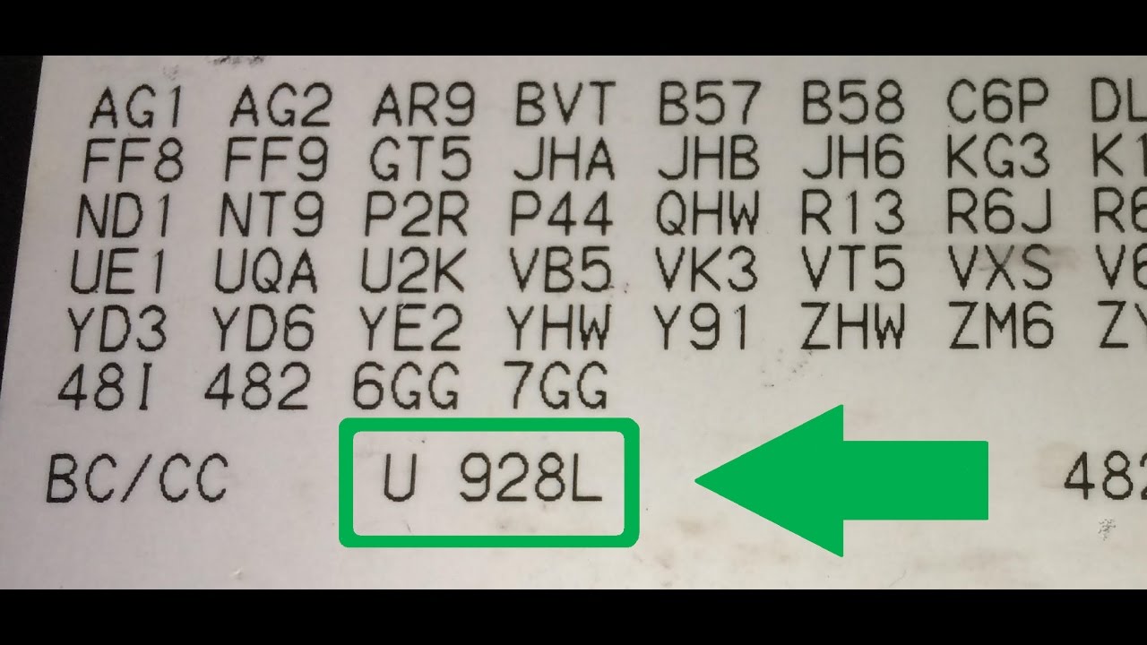 HUMMER Werks-Farbcodeschild – Überprüfen Sie die Originalfarbe Ihres Autos.